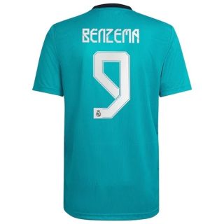 matchtröjor fotboll Real Madrid Benzema 9 Tredje tröja 2021-2022 – Kortärmad