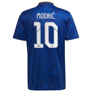 matchtröjor fotboll Real Madrid Modrić 10 Borta tröja 2021-2022 – Kortärmad