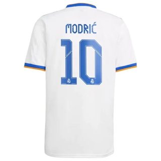 matchtröjor fotboll Real Madrid Modrić 10 Hemma tröja 2021-2022 – Kortärmad