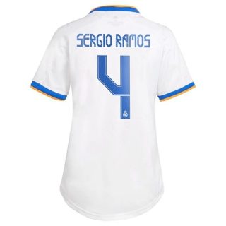 Fotbollströja Real Madrid Sergio Ramos 4 Hemma tröjor Dam 2021-2022