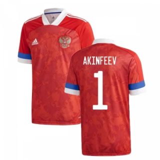 matchtröjor fotboll Ryssland Akinfeev 1 Hemma tröja 2021 – Kortärmad