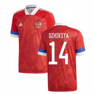 matchtröjor fotboll Ryssland Dzhikiya 14 Hemma tröja 2021 – Kortärmad