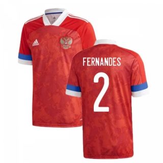 matchtröjor fotboll Ryssland Fernandes 2 Hemma tröja 2021 – Kortärmad