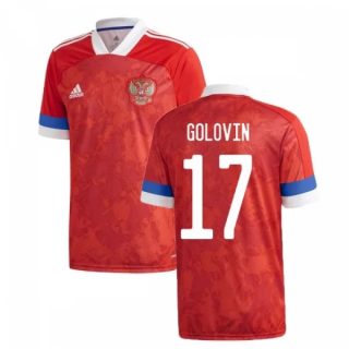 matchtröjor fotboll Ryssland Golovin 17 Hemma tröja 2021 – Kortärmad