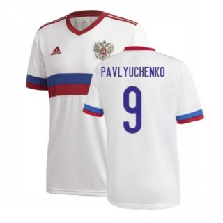 matchtröjor fotboll Ryssland Pavlyuchenko 9 Borta tröja 2021 – Kortärmad