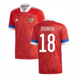 matchtröjor fotboll Ryssland Zhirkov 18 Hemma tröja 2021 – Kortärmad