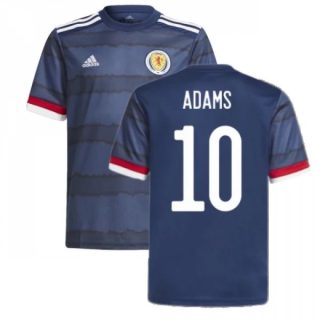 matchtröjor fotboll Skottland Adams 10 Hemma tröja 2021 – Kortärmad