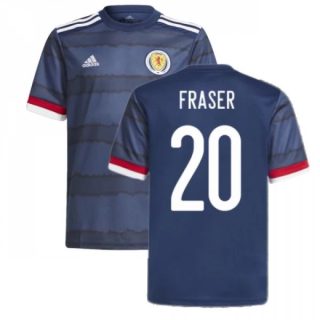 matchtröjor fotboll Skottland Fraser 20 Hemma tröja 2021 – Kortärmad