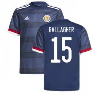 matchtröjor fotboll Skottland Gallagher 15 Hemma tröja 2021 – Kortärmad