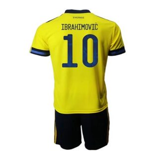 Fotbollströja Sverige Ibrahimović 10 Hemma tröjor 2020-2021