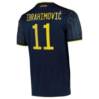 Fotbollströja Sverige Ibrahimović 11 Borta tröjor 2020-2021