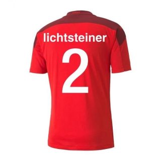 matchtröjor fotboll Schweiz Lichtsteiner 2 Hemma tröja 2021 – Kortärmad