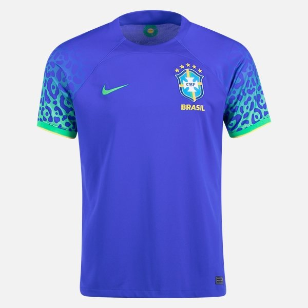 matchtröjor fotboll Brasilien Borta tröja 2022 – Kortärmad