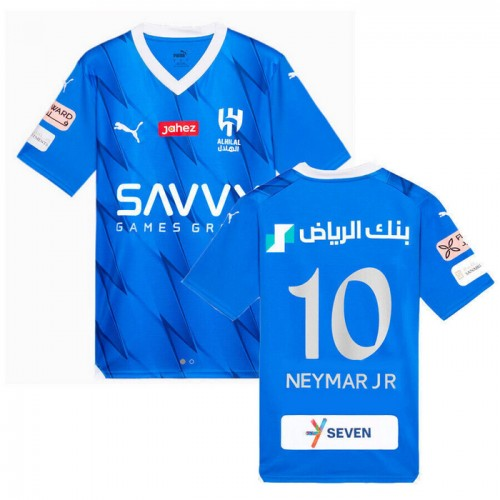 matchtröjor fotboll Al Hilal SFC Neymar Jr 10 Hemma tröja 2023-2024 – Kortärmad