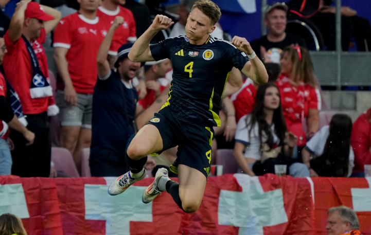 Skottland och Schweiz spelade oavgjort 1-1